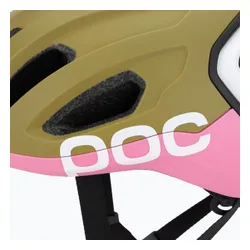 Kask rowerowy POC Amidal olivine green matt/thulite pink matt