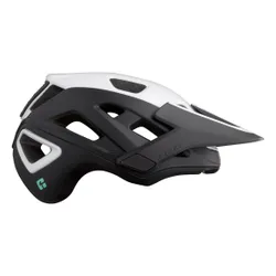 Kask rowerowy LAZER Jackal KinetiCore Czarno-biały MTB (rozmiar L)