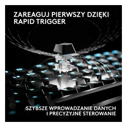 Klawiatura magnetyczna Logitech G Pro X2 TKL Rapid Czarny