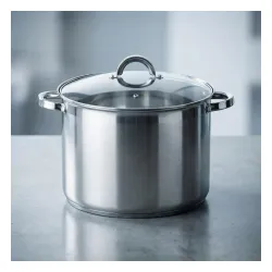 Garnek ze stali nierdzewnej z pokrywką FABIO 15 l