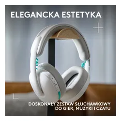 Słuchawki LOGITECH G325 Lightspeed Biały Bezprzewodowe, Nauszne