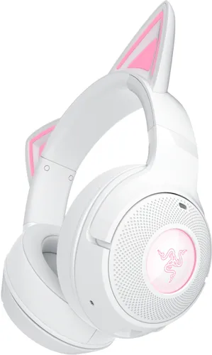 Słuchawki RAZER Kraken Kitty V2 BT Bezprzewodowe, Nauszne, Dźwięk przestrzenny Biały