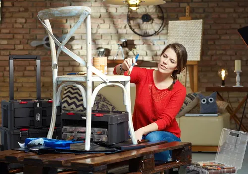 Skrzynka narzędziowa z 3 organizerami KETER Stack'N'Roll