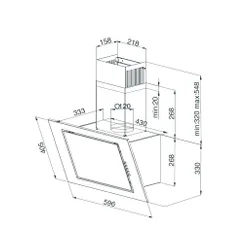 Вытяжка Beko HCA62420B черный