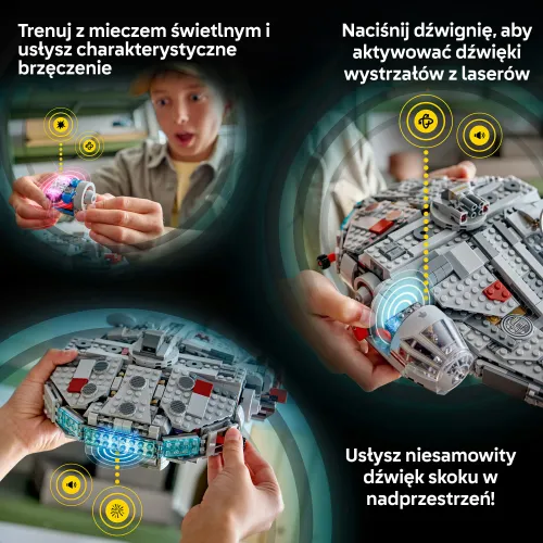 LEGO 75426 Star Wars SMART Play Sokół Millennium