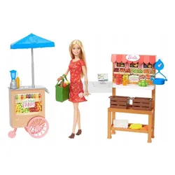 Lalka Barbie sklepik stragan GJB65