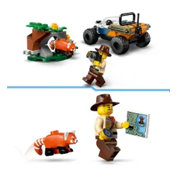 LEGO 60424 City Quad badacza dżungli z pandą czerwoną