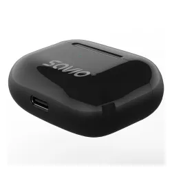 Słuchawki bezprzewodowe Savio TWS-02 PRO Douszne Bluetooth 5.4 Czarny