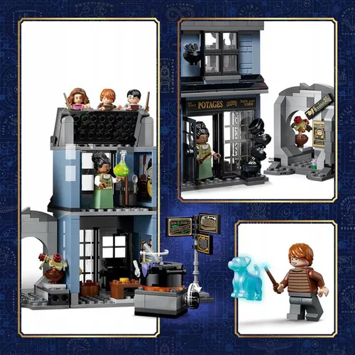 LEGO Harry Potter 76471 Magiczne sklepy na ulicy Śmiertelnego Nokturnu