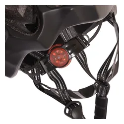 Kask rowerowy VÖGEL VKA-944 Czarny MTB z lampką (rozmiar M)