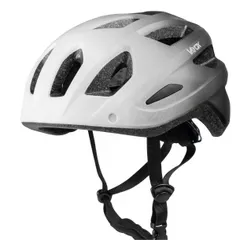 Kask rowerowy VAYOX Active VA0424WBL Biało-czarny MTB z lampką (rozmiar L)
