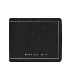 Большой мужской кошелек Tommy Hilfiger Th Central Cc And Coin Black BDS