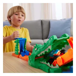 Tor Hot Wheels Monster Trucks Rajdowe wyzwanie Paszcza Krokodyla JJN45