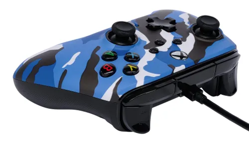 Powera Enhanced Blue Camo Pad для Xbox Series X / S, Xbox One, ПК-проводной