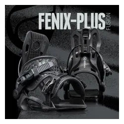 Крепления для сноуборда Fenix Plus Fusion Gunmetal Black L