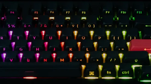 Klawiatura KEYCHRON Q1 Max Wireless Side-Printed Switch Gateron Jupiter Banana Czarno-czerwony