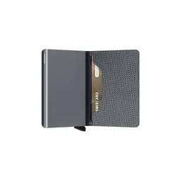 Küçük RFID Cüzdan Gizli Slimwallet Karbon-serin gri