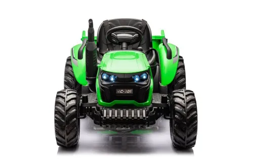 Traktor Na Akumulator Dla Dziecka Hc-306 24V 2X95W Przyczepa Eva LED Pilot