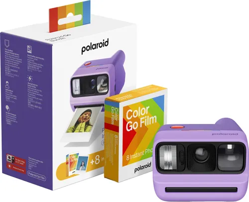 Aparat natychmiastowy POLAROID Go Gen 3 Fioletowy + kolorowe wkłady (8 szt.)