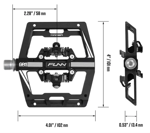 Pedały rowerowe FUNN Mamba