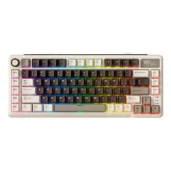 Klawiatura mechaniczna Royal Kludge RK-L75 BG MG Tactile Beige Switch Beżowo-Brązowy