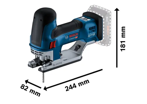 Лобзик аккумуляторный в чемодане L-BOXX Bosch GST 18V-155 SC