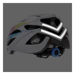 Kask rowerowy regulowany miejski METEOR SHIMMER S 52-56 siatka otwory wentylacyjne