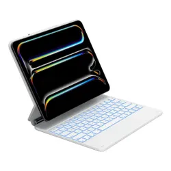 Etui na iPad Pro 13 cali TYPECASE Edge Biały Klawiatura