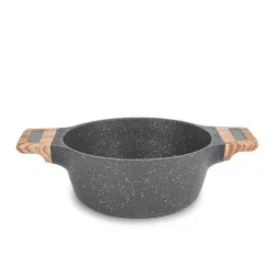 Garnek granitowy typu stone z pokrywką Konighoffer Fegato 2,2 l