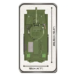 Cobı Tarihi Koleksiyonu'nun yapı Taşları Vietnam Savaşı PT - 76 yüzen Tank (2235)