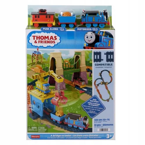 Fisher Price Tomek I Przyjaciele Most Do Sodoru Zestaw Torów HTG38 Kolejka