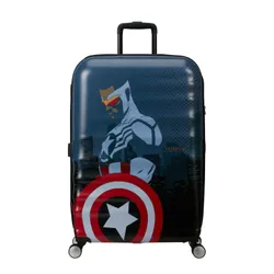 Большой чемодан American Tourister Wavebreaker Disney Marvel - Captain America