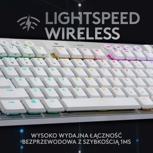 Клавиатура Logitech G915 TKL RGB Mechanical Tactile White 920-009664