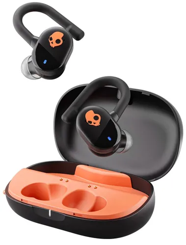 Słuchawki dokanałowe SKULLCANDY Push Play Active Wodoodporne Czarno-pomarańczowy