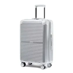 Walizka średnia Puccini Dallas - srebrny