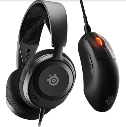 SteelSeries Arctis Nova 1 Kulaklıklar Siyah (61606) + Prime Mini (62421