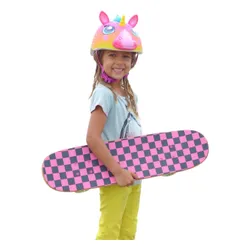 Kask rowerowy RASKULLZ Super Unicorn Wielokolorowy dla Dzieci (rozmiar XS)