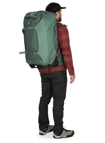 Сумка на колесиках рюкзак Osprey Sojourn 60-koseret green