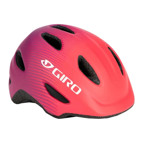 Kask rowerowy dziecięcy Giro Scamp Jr matte pink/purple fade