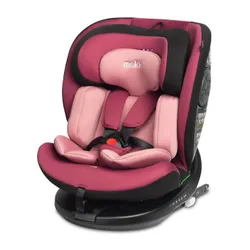 Автокресло Caretero Mokki I-Size, 40-150 cm, 0-36 kg, черно-розовый