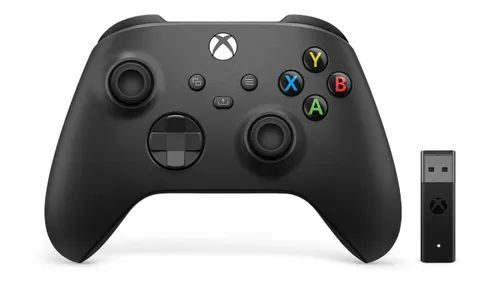 Microsoft Xbox Series Pad беспроводной Геймпад для Xbox, PC + адаптер-carbon black