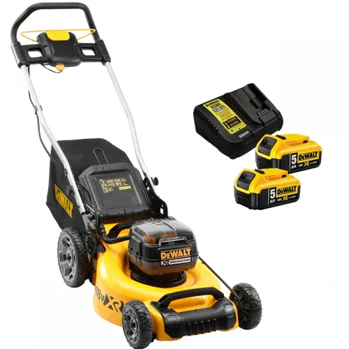 DeWalt DCMW564P2 şarj Edilebilir çim Biçme makinesi (2 adet 5.0 Ah pil, şarj cihazı)