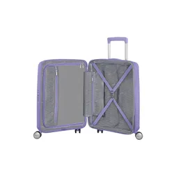 Mała walizka American Tourister Soundbox - lavender