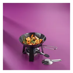 KELA Joy – mini-wok z podgrzewaczem stal śred. 18 cm