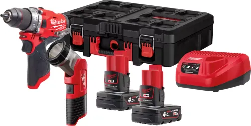 Milwaukee M12 FPP2AW - 402p Yakıt Güç Paketi Kombinasyon Kiti