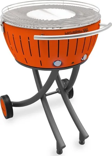 LotusGrill Kömür bahçe ızgarası XXL 58cm x 58cm Turuncu