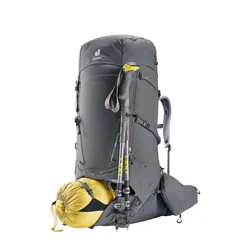 Plecak trekkingowy damski Deuter Aircontact 65 + 10 SL - graphite/black