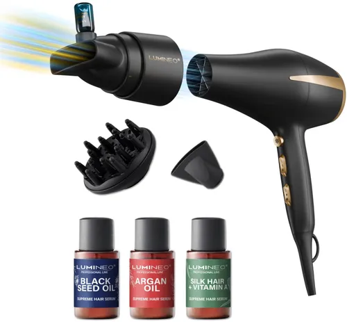 Suszarka LUMINEO HD100BI + Zestaw serum 3 x 20 ml