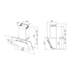 Okap Akpo WK-4 Nero 2.0 60 Czarno-szary