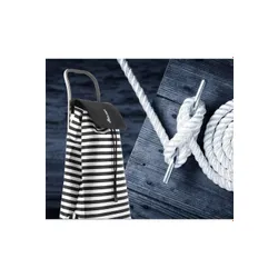 Wózek na zakupy 2-kołowy Rolser Jet Marina Joy - white / black